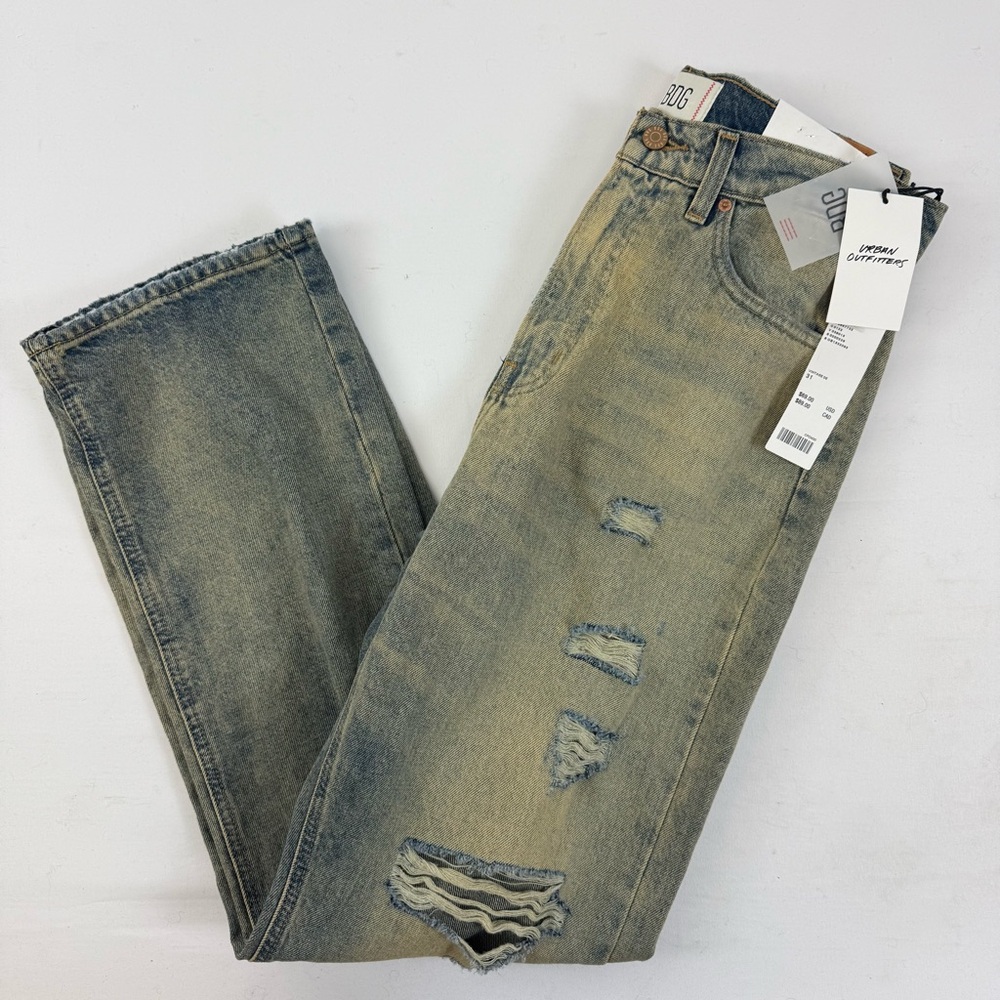 NEW Urban Outfitters BDG Vintage‎ Distressed Straight Leg Jeans Men’s Size 31